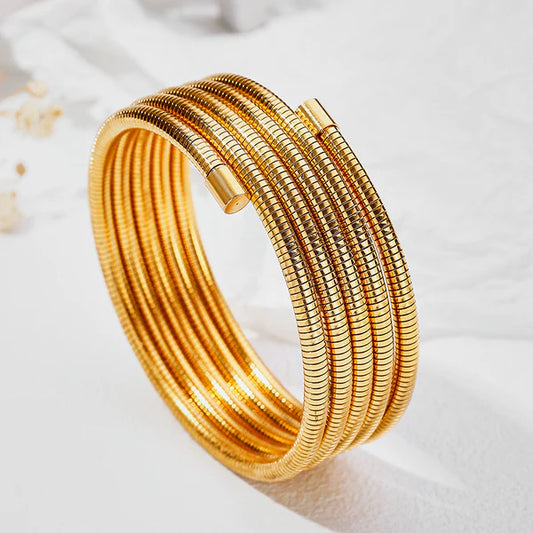 Luxe Coiled Bangle